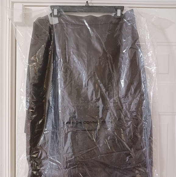 Decadence Midi leather skirt